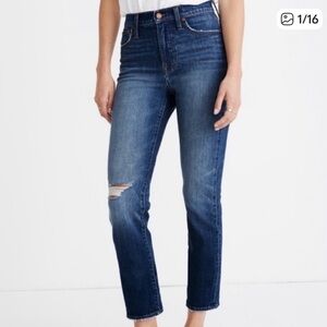 Madewell the Perfect Vintage Crop Jean 27 NWT